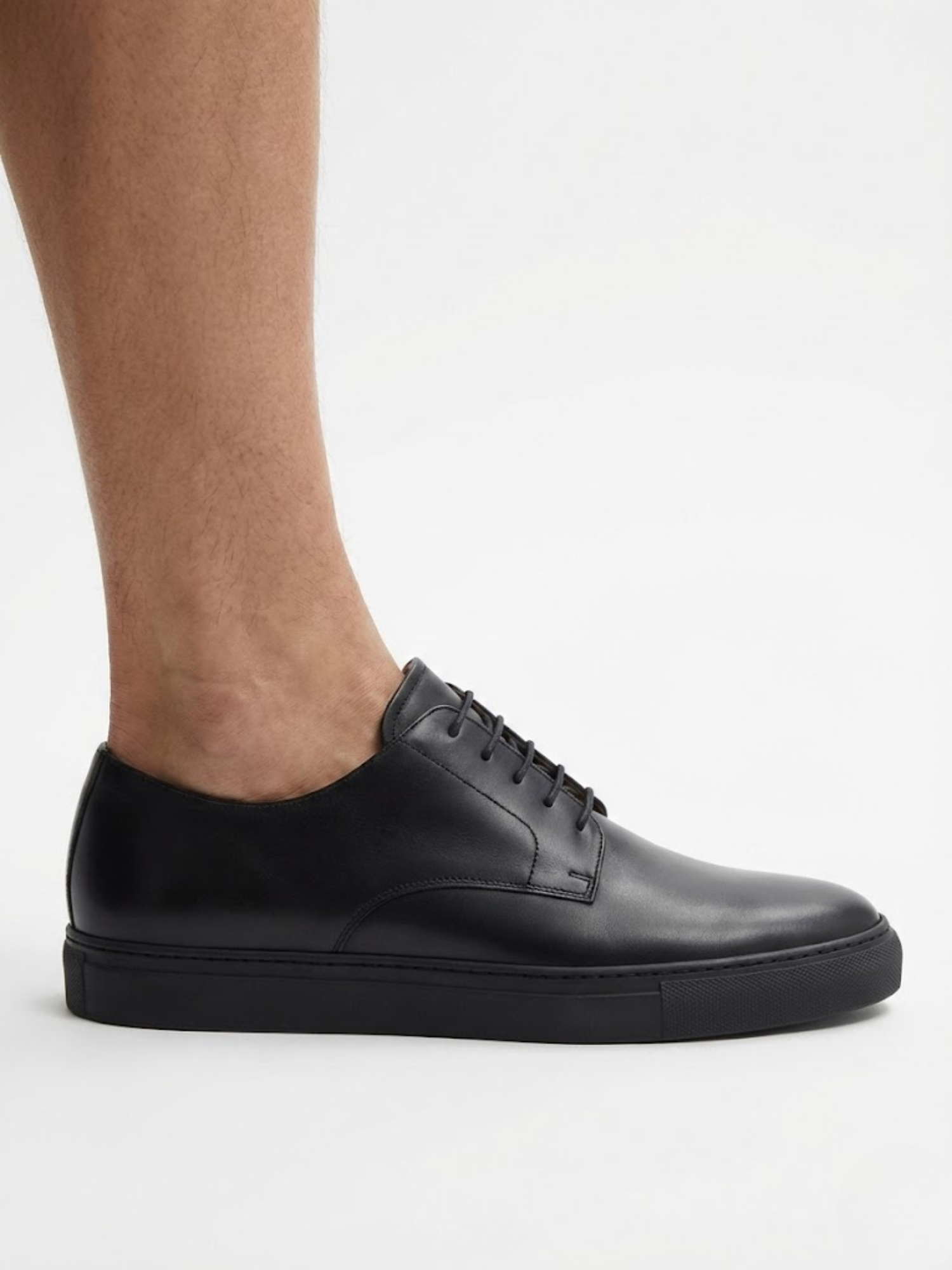 Chaussures Homme Minimalistes en Cuir à Semelle Confort