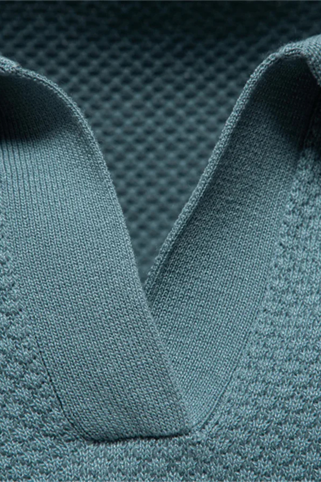 Polo homme maille texturée manches courtes col polo slim casual élégant