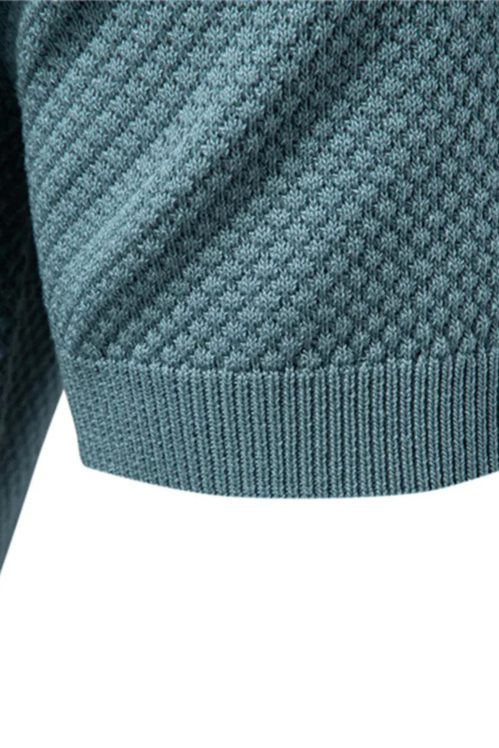 Polo homme maille texturée manches courtes col polo slim casual élégant