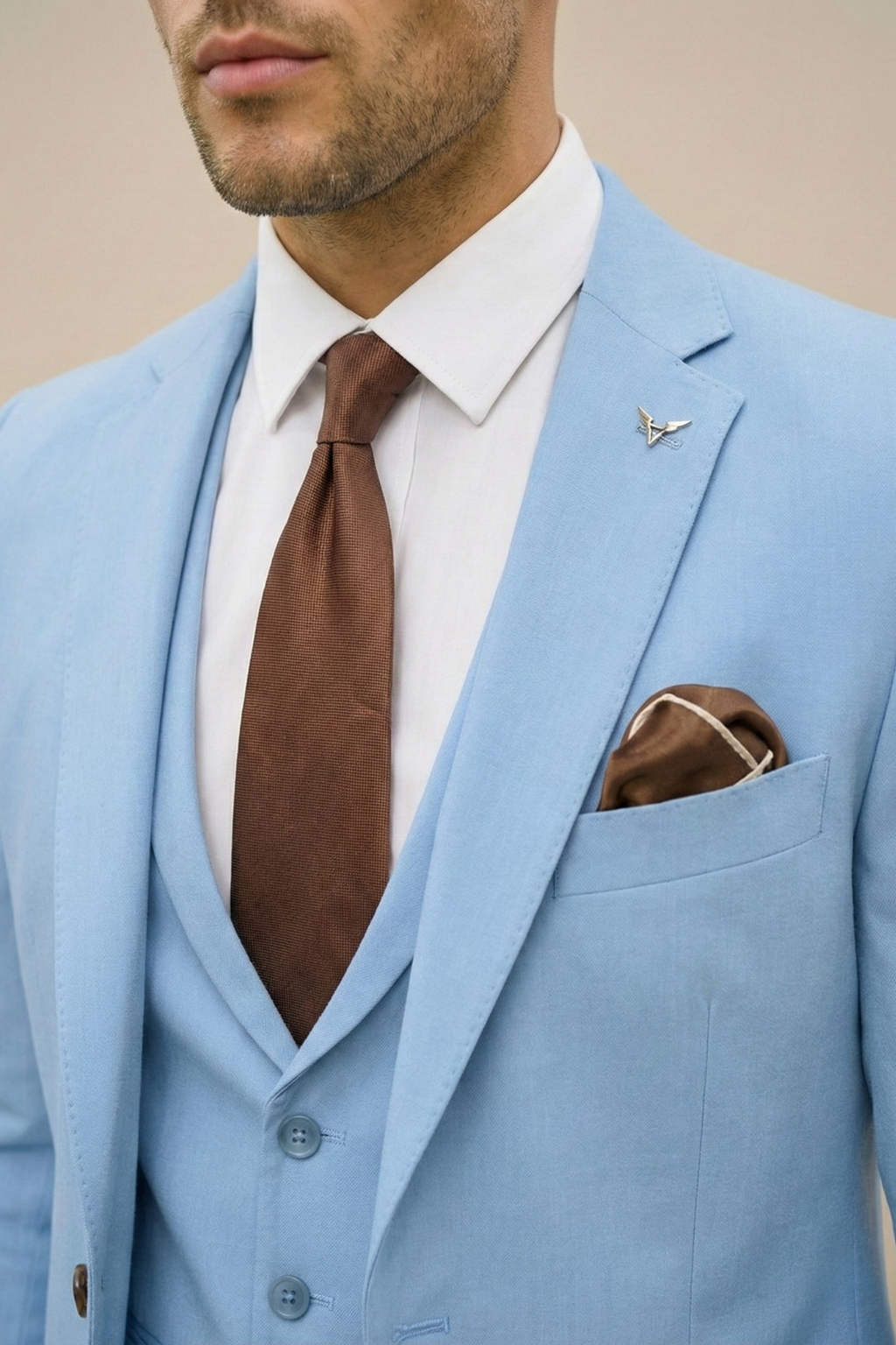 Costume 3 pièces homme coupe slim style mariage business élégance moderne
