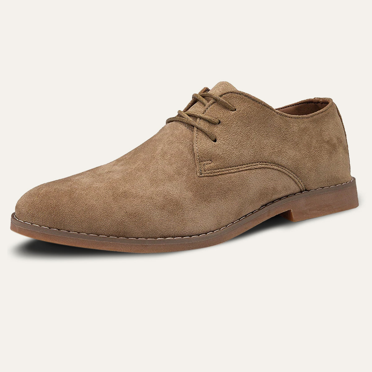 Chaussures oxford homme daim à lacets bout rond mariage