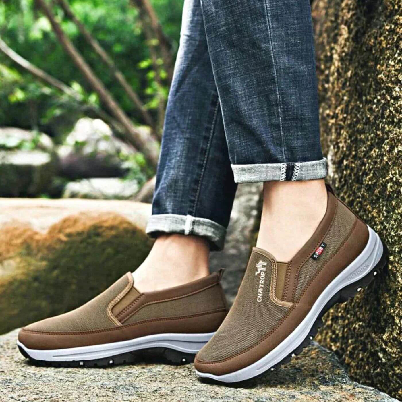 Chaussures pour hommes orthopédiques | Soutien ergonomique & confort amortissant