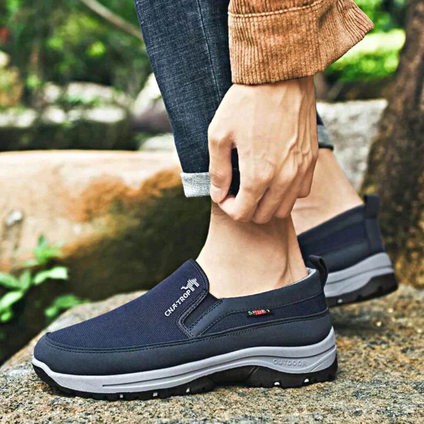 Chaussures pour hommes orthopédiques | Soutien ergonomique & confort amortissant