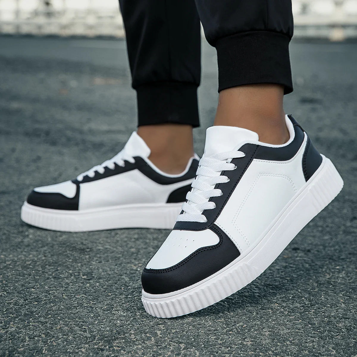 Baskets femme plateforme lacets semelle épaisse sneakers casual confortables