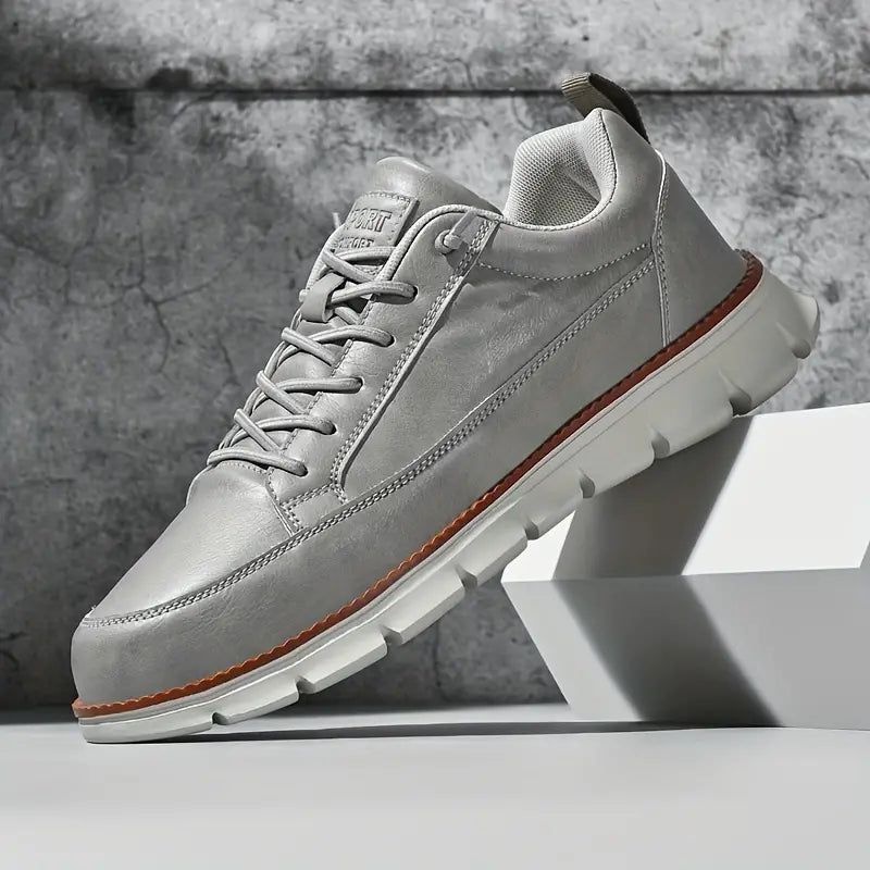 Baskets homme lacets semelle épaisse chaussures marche confort casual légères