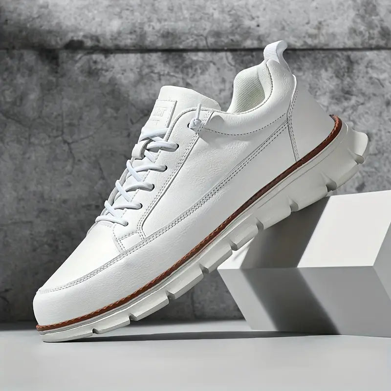 Baskets homme lacets semelle épaisse chaussures marche confort casual légères