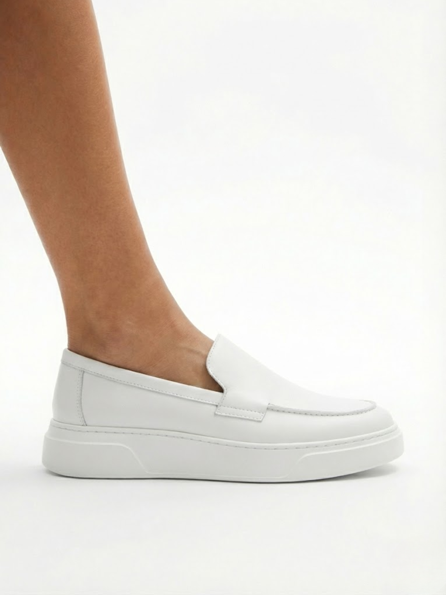 Chaussures Femme Loafers Minimalistes à Semelle Plateforme