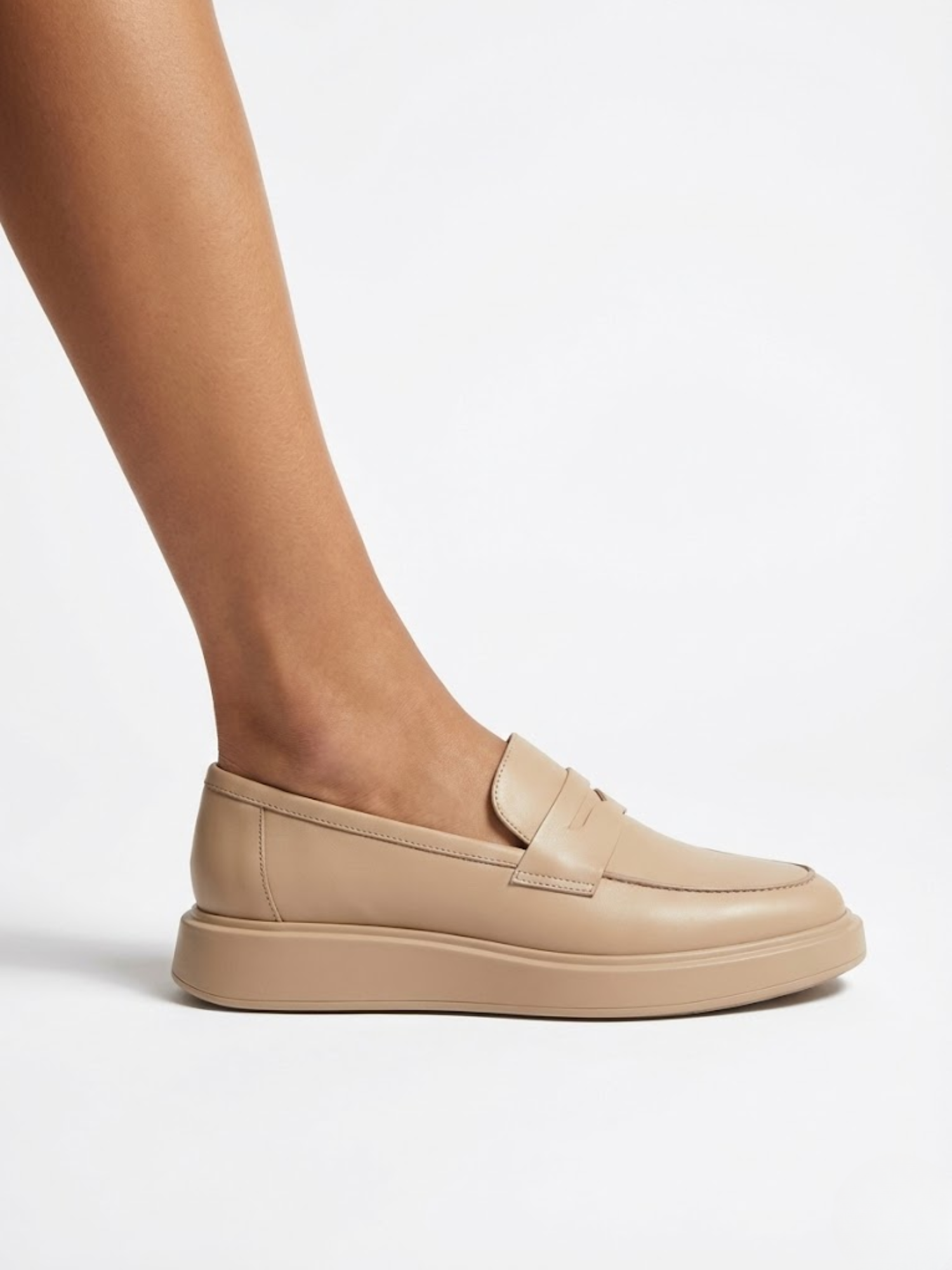 Chaussures Femme Loafers Classiques à Semelle Épaisse