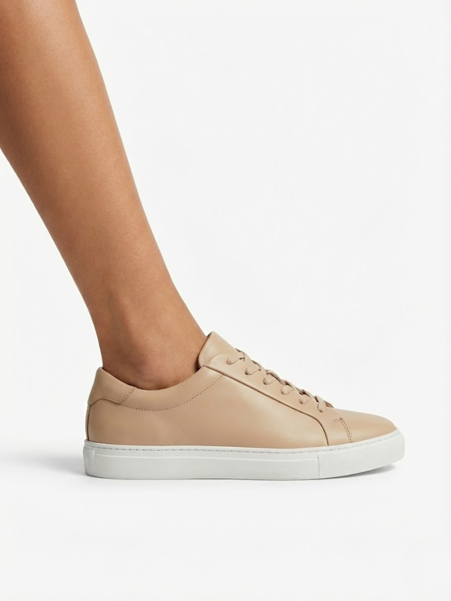 Sneakers Femme Minimalistes en Similicuir Premium