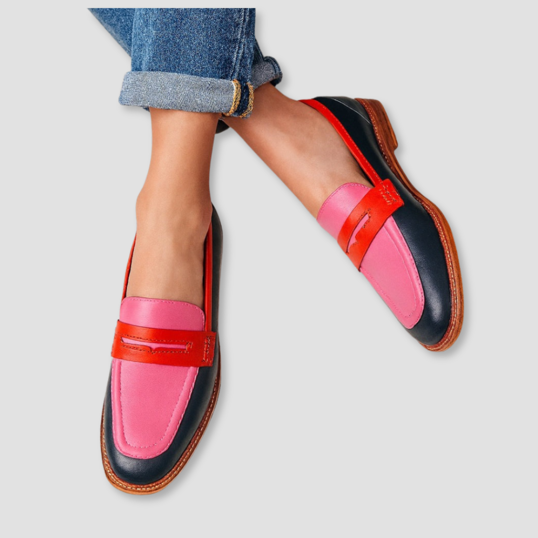 Mocassins femme bout rond semelle plate slip-on casual confort quotidien