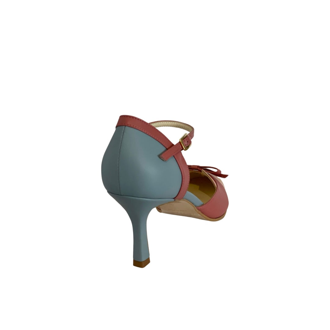 Escarpins femme bride cheville talon moyen bout rond chaussures confortables élégantes