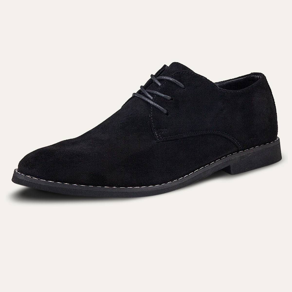 Chaussures oxford homme daim à lacets bout rond mariage