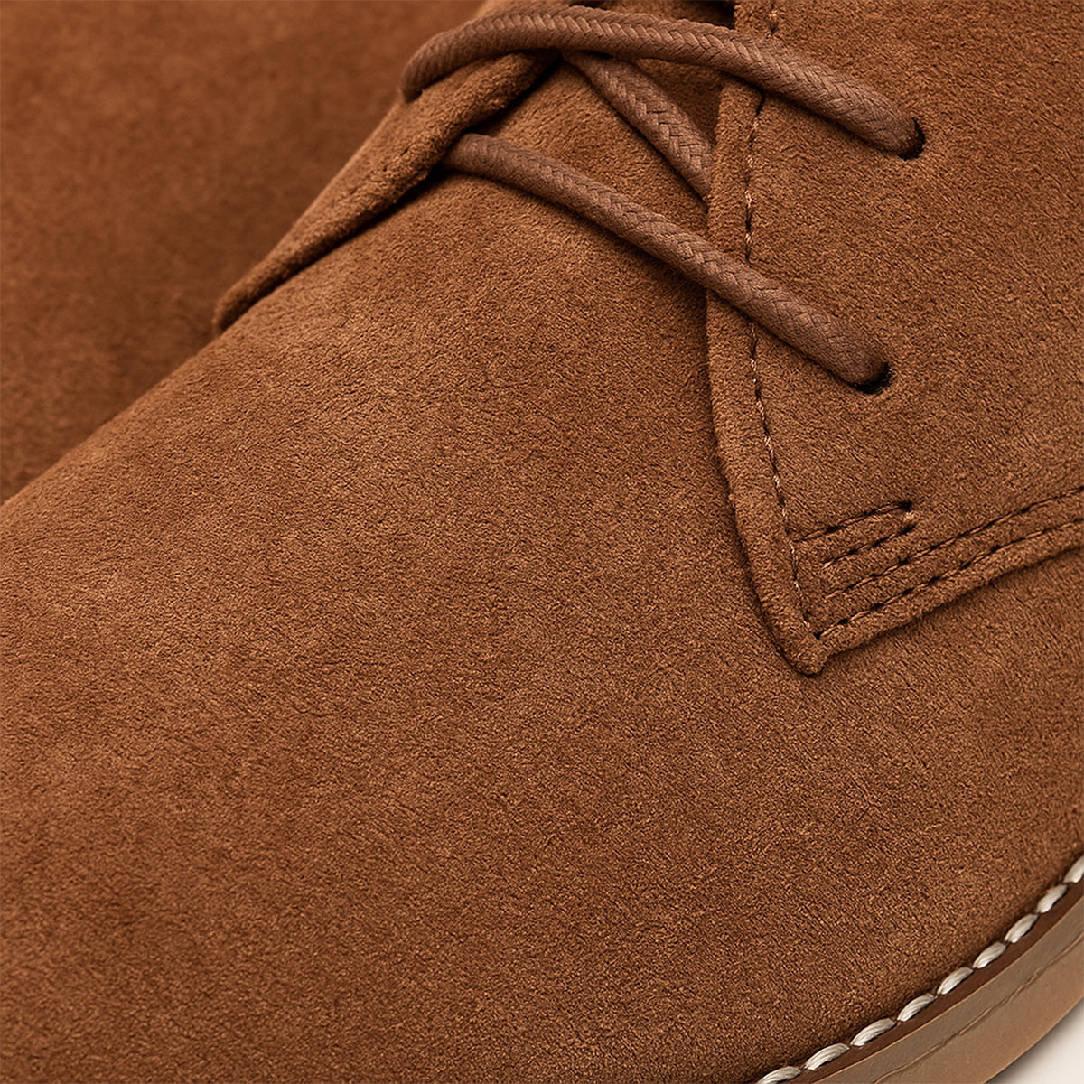 Chaussures oxford homme daim à lacets bout rond mariage