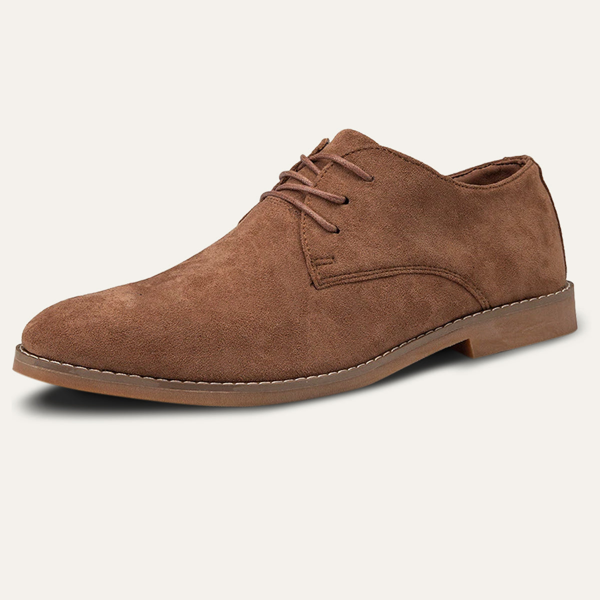 Chaussures oxford homme daim à lacets bout rond mariage