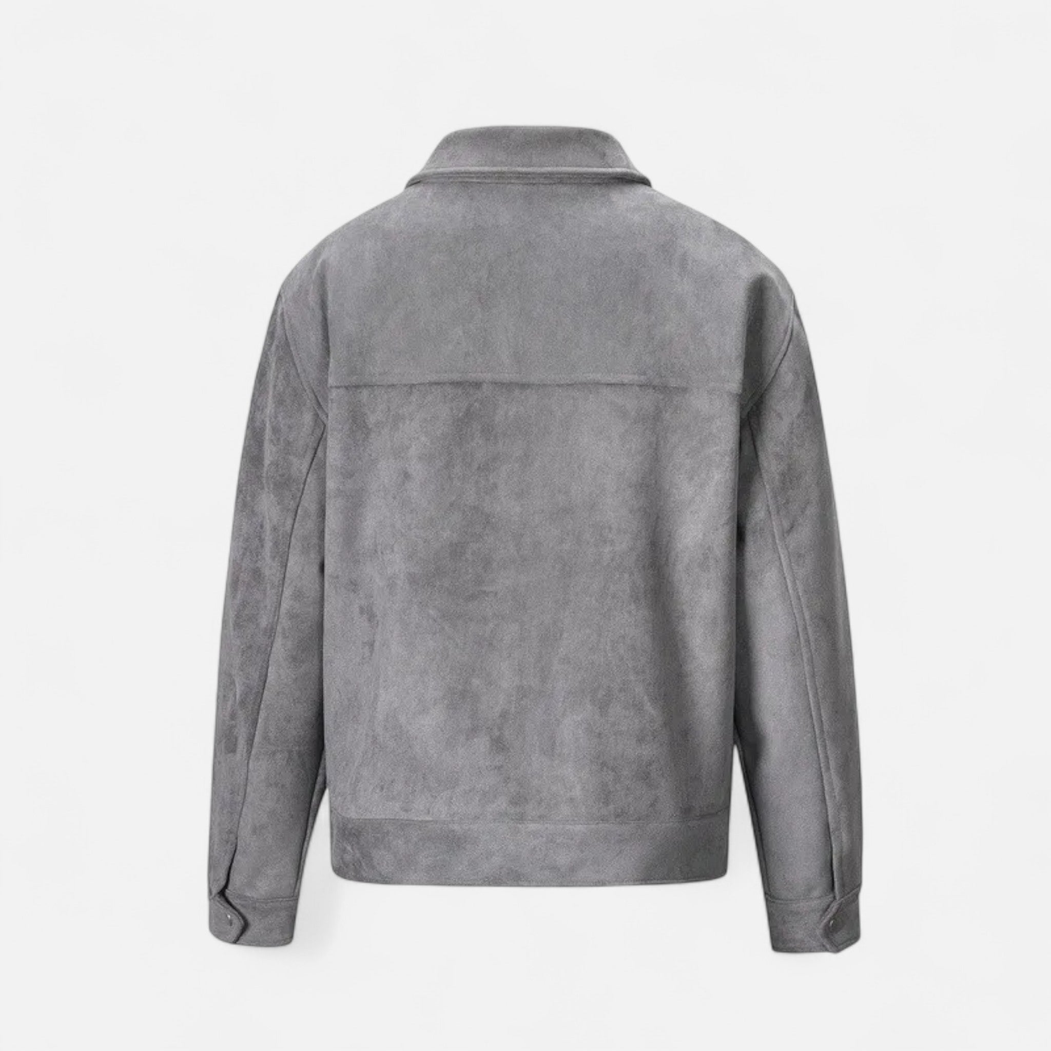 Veste homme zippée coupe droite poches poitrine style utilitaire classique