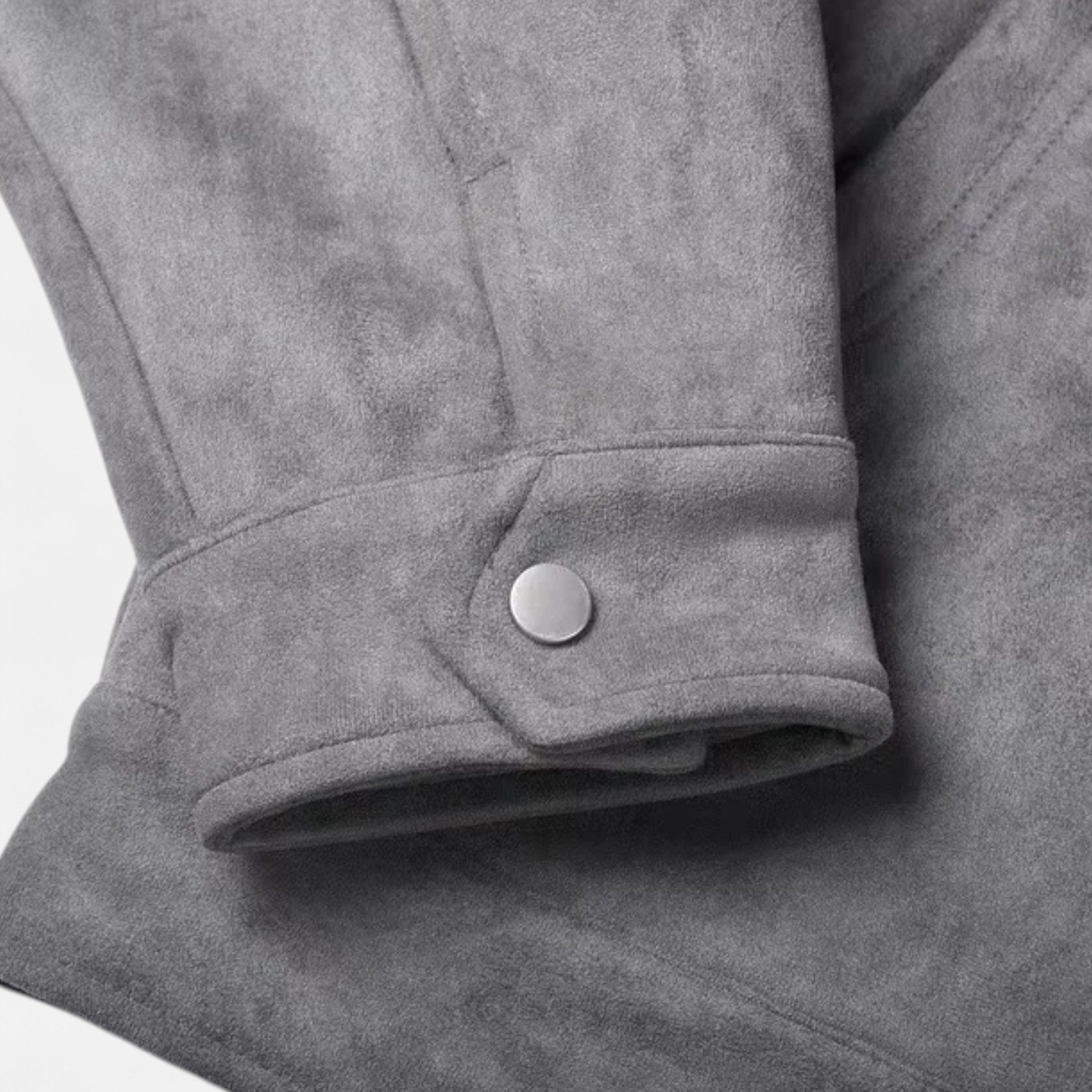 Veste homme zippée coupe droite poches poitrine style utilitaire classique