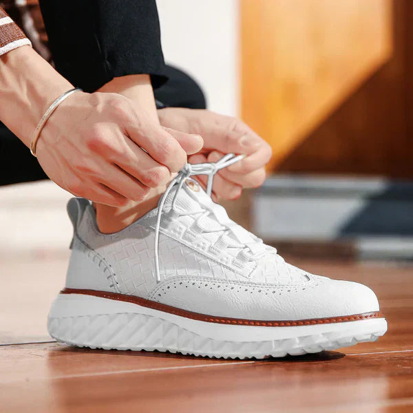 Baskets homme lacets semelle amortissante chaussures marche confort casual légères