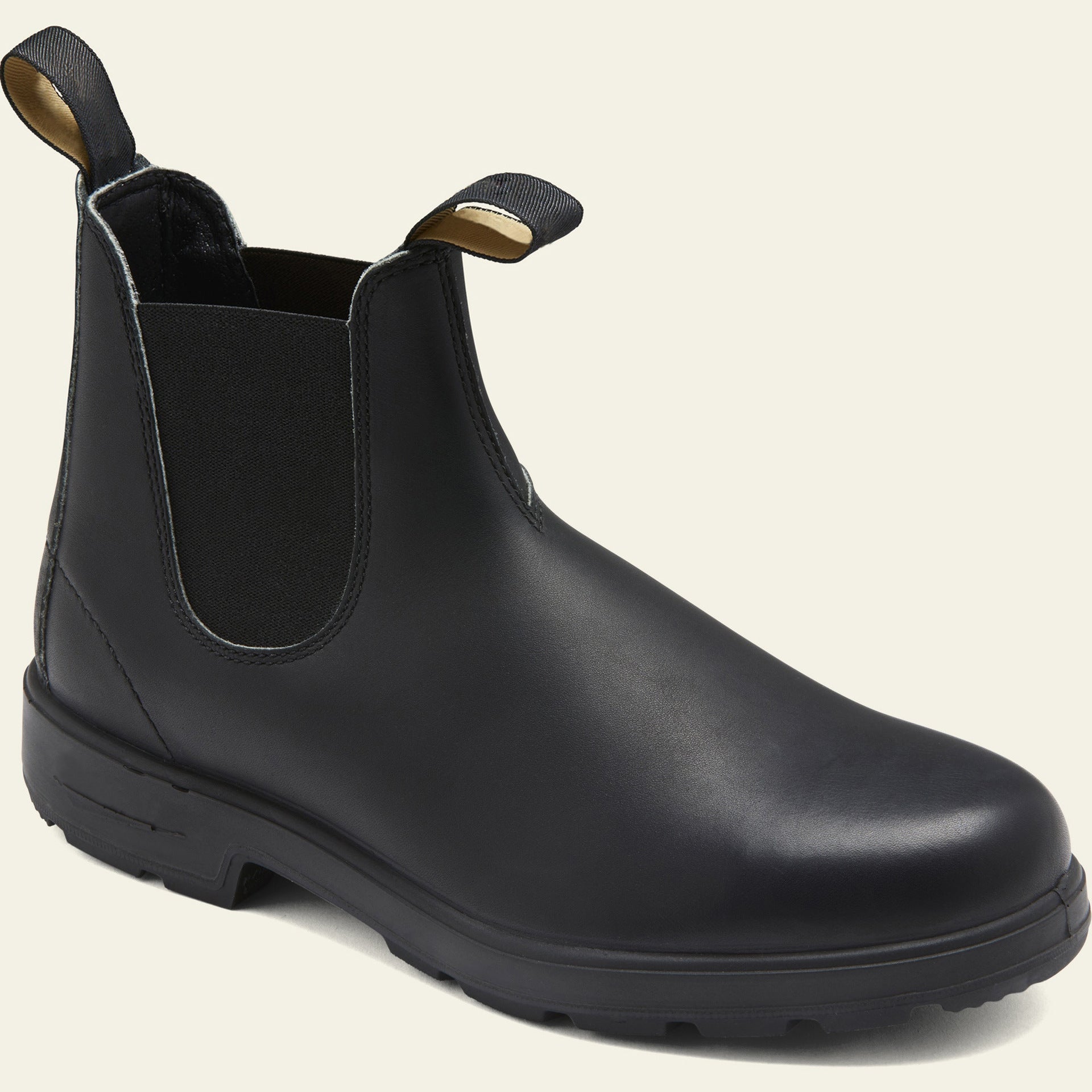 Bottines Chelsea homme boots Chelsea cuir style workwear semelle crantée slip-on
