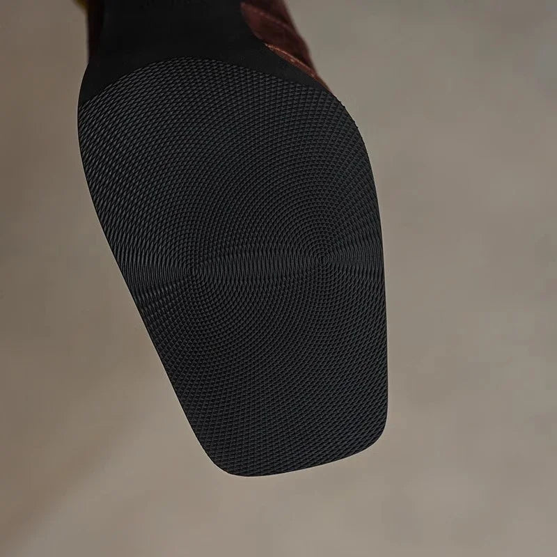 Escarpins femme Mary Jane à talon bloc bride cheville bout rond chaussures élégantes