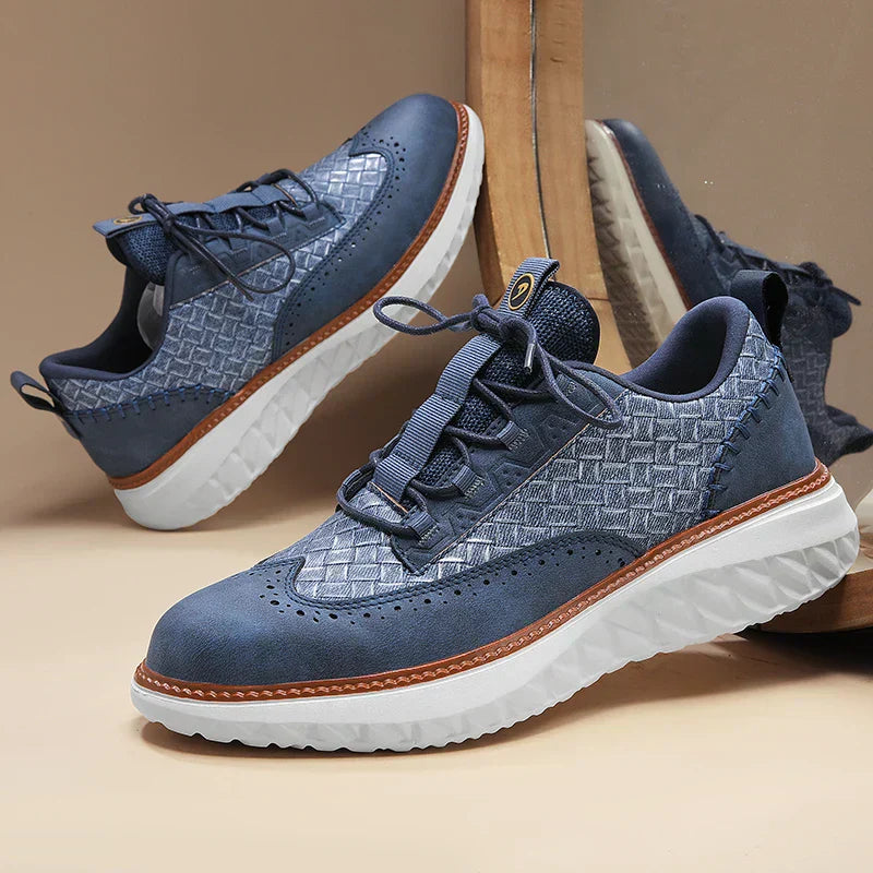 Baskets homme lacets semelle amortissante chaussures marche confort casual légères