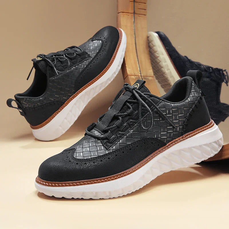Baskets homme lacets semelle amortissante chaussures marche confort casual légères