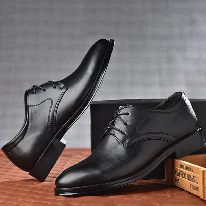 Chaussures Oxford homme à lacets style habillé semelle confortable élégante
