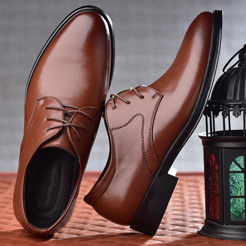 Chaussures Oxford homme à lacets style habillé semelle confortable élégante