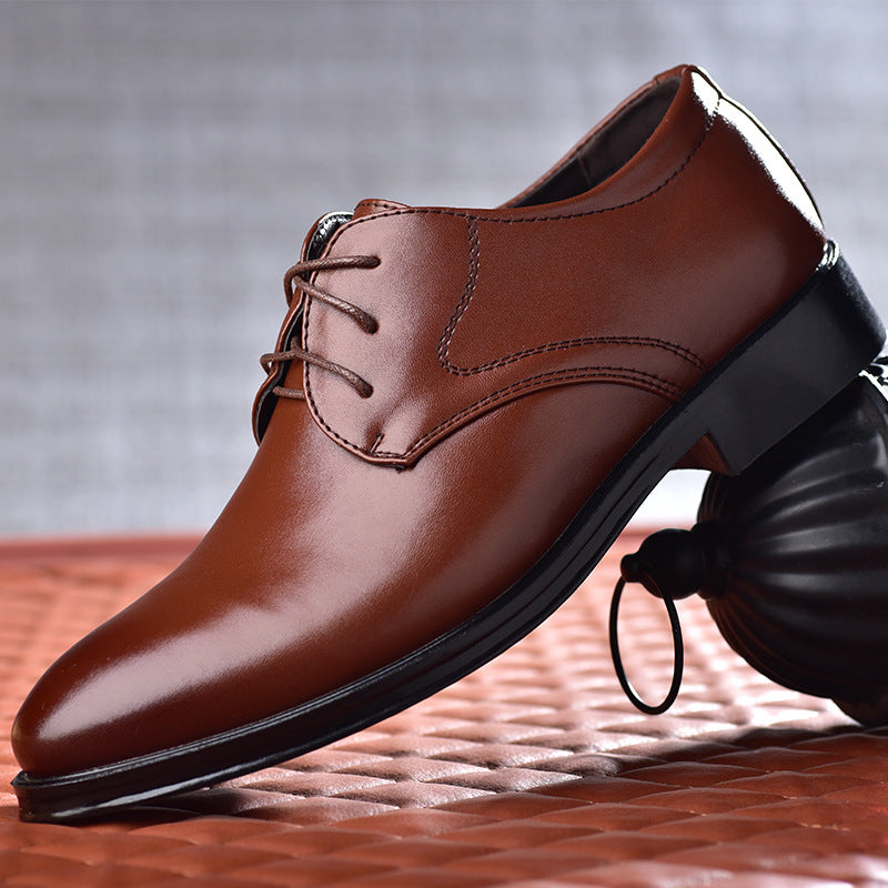 Chaussures Oxford homme à lacets style habillé semelle confortable élégante